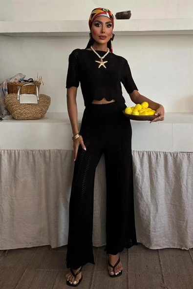 Triko Bluz Pantolon İkili Takım 10084-025 ürün görseli