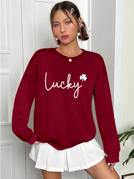 Kadın Uzun Kollu Bisiklet Yaka Viskon Iki Iplik Bluz ürün görseli