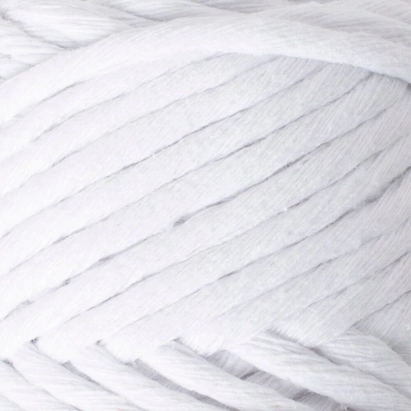 La Mia Boho Beyaz Büküm Makrome İpi - L001 - 33994 - Resim 2