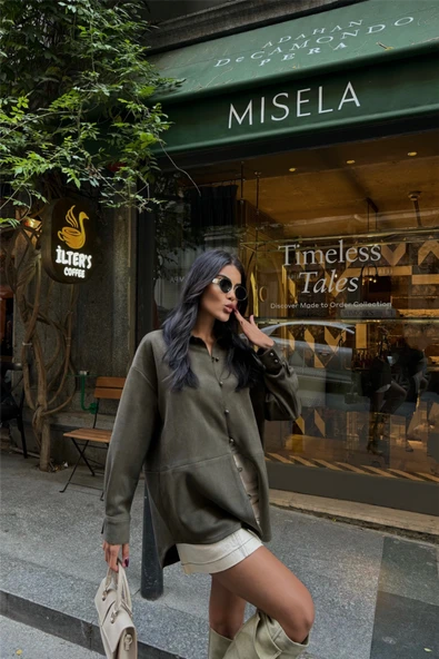 SÜET GÖMLEK - Haki - 2