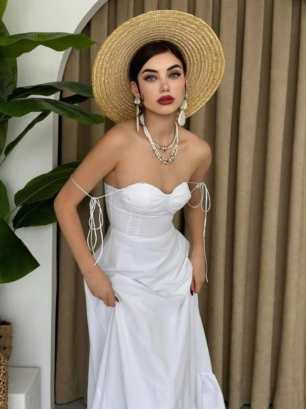 Elia İp Askılı Elbise ürün görseli