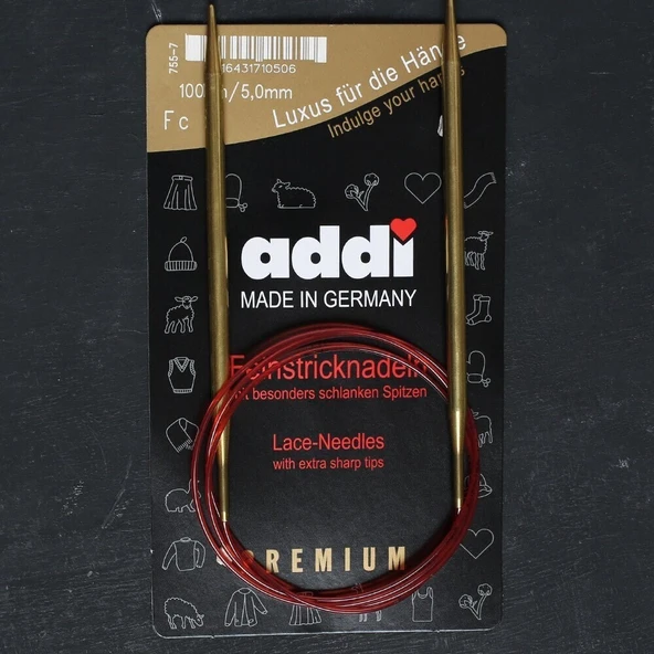 Addi 5mm 100cm Klasik Misinalı Dantel Şişi 755-7 - Resim 4