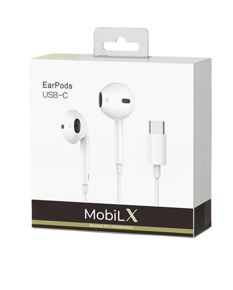 MobiLX iPhone 15/16 Type-C Kablolu Kulaklık – Orijinal Ses, Mikrofonlu, Tak-Çalıştır - 2