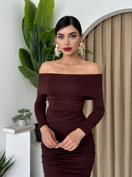 Dakota Drapeli Elbise ürün görseli