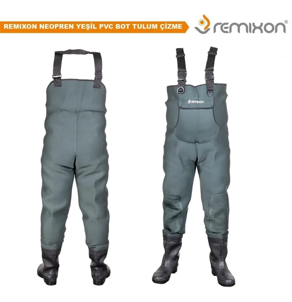 Remixon Neopren PVC Bot Tulum Çizme - 5