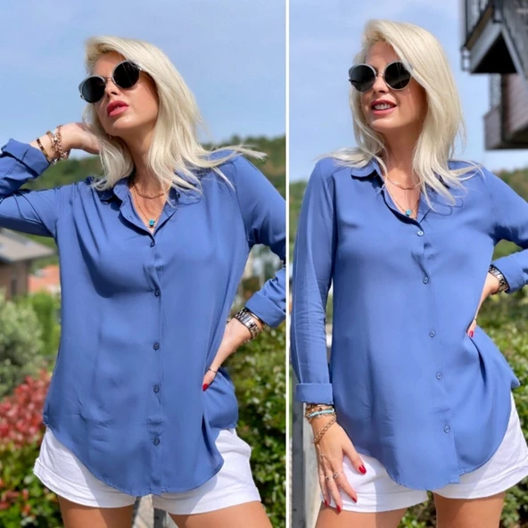 Dokuma Viskon Kumaş Efsane Gömlek - Resim 6