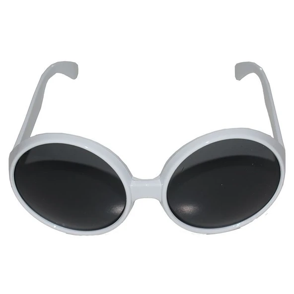 80 li Yıllar Beyaz Renk Nostalji Yeşilçam Parti Gözlüğü ürün görseli