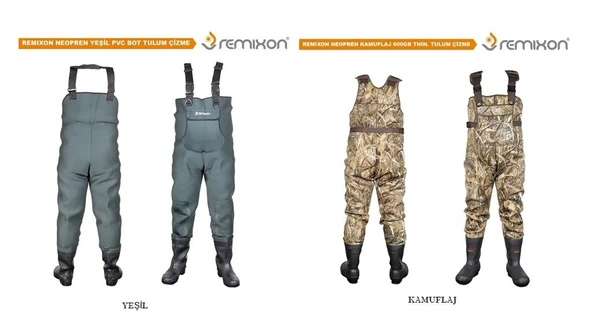 Remixon Neopren PVC Bot Tulum Çizme