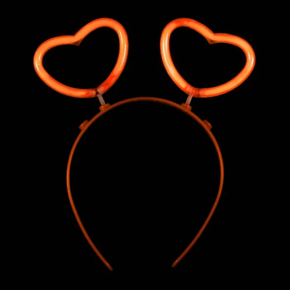 Glow Stick Karanlıkta Yanan Fosforlu Kalp Taç 12 Adet - Resim 10