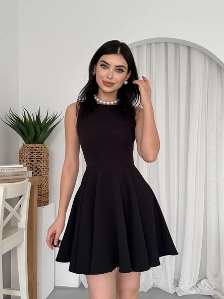 Berl Cep Detaylı Elbise - Resim 8