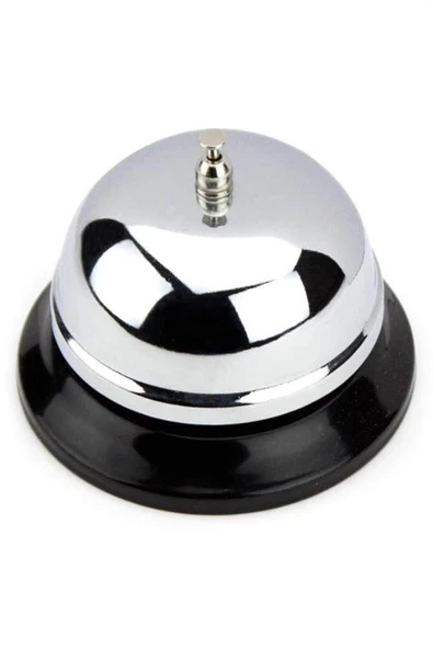 BUFFER® Masaüstü Dekoratif Otel Resepsiyon Görevli Çağırma Zili Çanı - Resim 15
