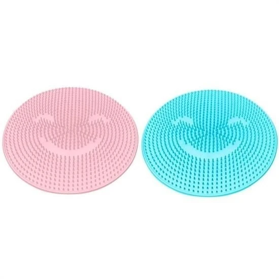 BUFFER® Silikon Fırçalı Banyo Masaj Matı ve  Ayaklar için Topuk Masaj Paspası - 6