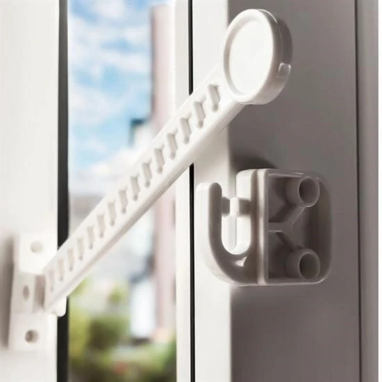 BUFFER® Bebek Çocuk Evcil Hayvan Güvenlik Ayarlanabilir Koruyucu Pencere Havalandırma Kilidi - Resim 10