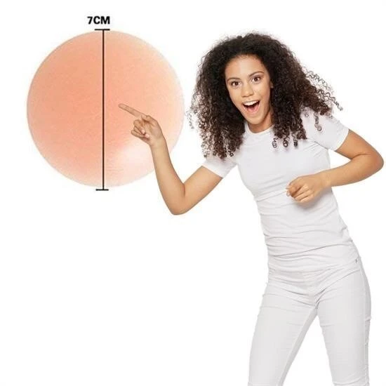 BUFFER® Silikon Göğüs Ucu Kapatıcı Gizleyici Bant Aparat  Nipple Pad - Resim 3