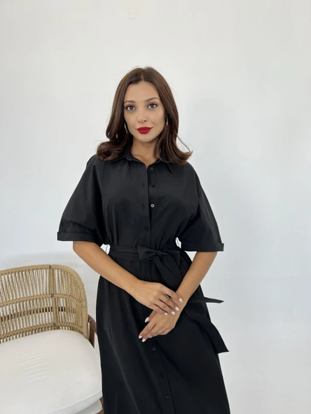 5318 ELBİSE-SİYAH ürün görseli