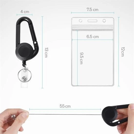 BUFFER® Teleskopik Karabina Anahtarlık - Resim 7