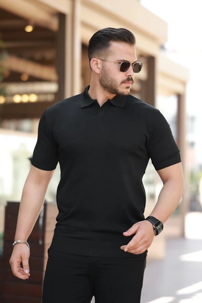 Erkek Hemşire Yaka Kısa Kollu Tişört ürün görseli