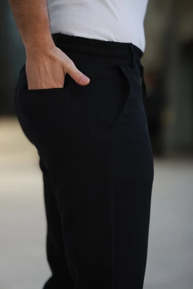 Erkek Beli Bağcıklı Jogger Pantolon - 3