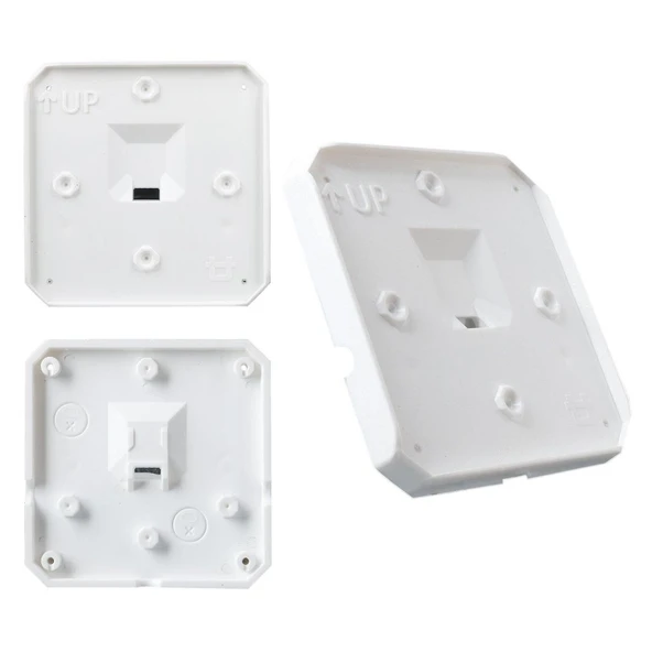 Ayt Thor TKB-1111 Dış Mekan Kamera Montaj Kutusu Kare Buat Taban Güvenlik Kamerası Kablo Gizleme Kutusu - 2