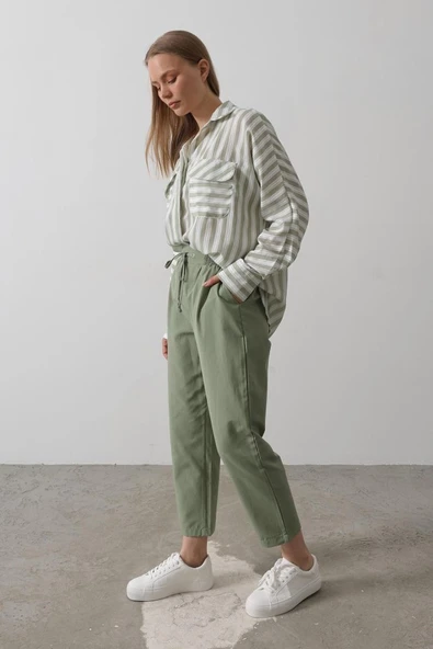 Pantolon - Haki - Resim 2