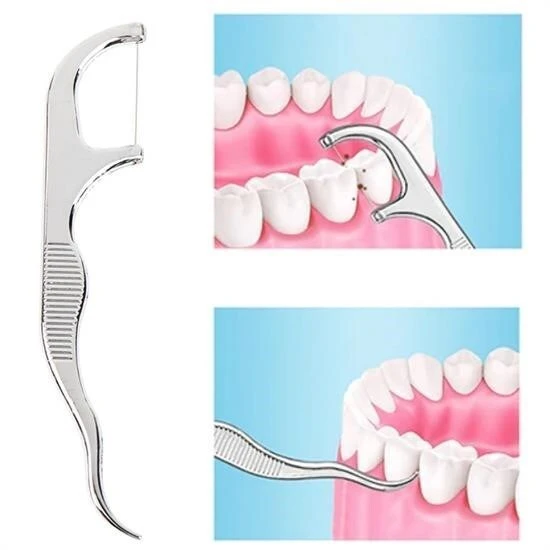BUFFER® 7 Parça Paslanmaz Çelik Ağız Diş Tartar Sökücü Temizlik Bakım Seti - Resim 15