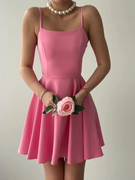 Pole İp Askılı Elbise - Resim 2