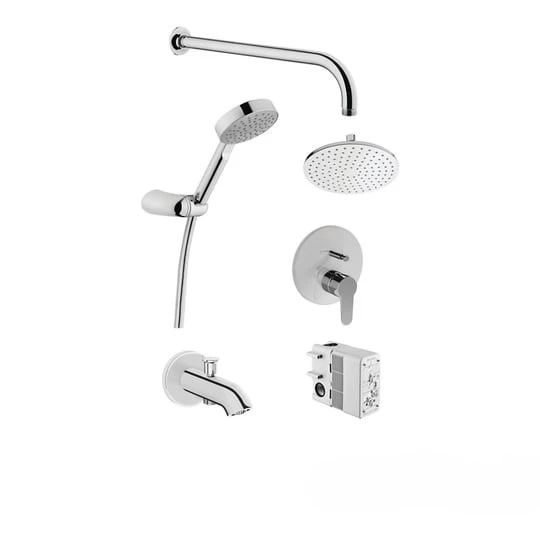 Vitra Duş Seti, Flow Round, Ankastre (Sıva Üstü Grubu) A49306