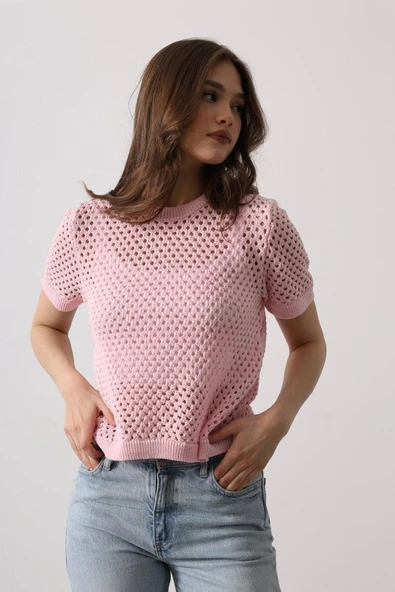 Triko - Pembe - Resim 4