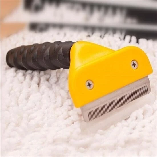 BUFFER® Fubminator Kedi Köpek Tüy Toplama Tarağı  Kaşıma Aparatı 4,5 Cm - 1