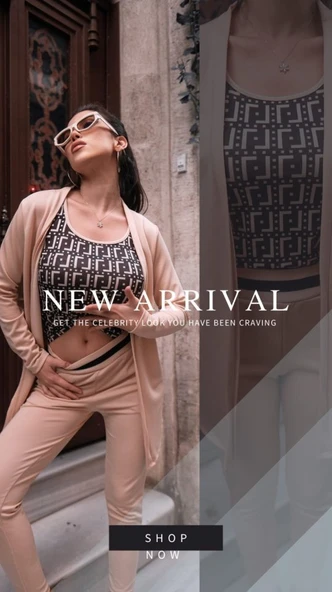 Kadın Uzun Kollu Krep üçlü Takım - Resim 10