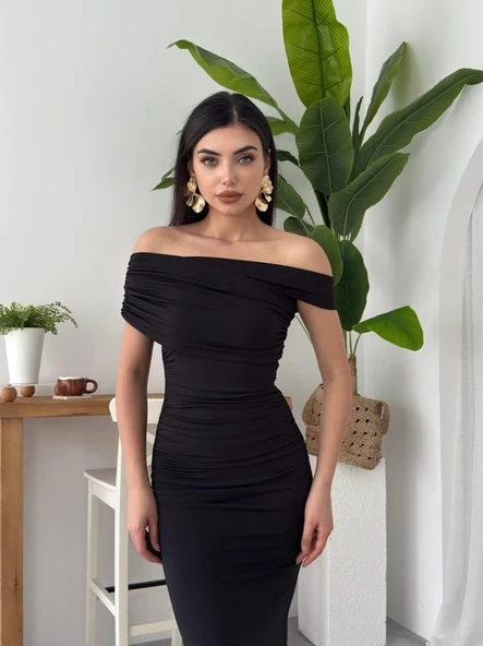 Dron Straplez Elbise ürün görseli