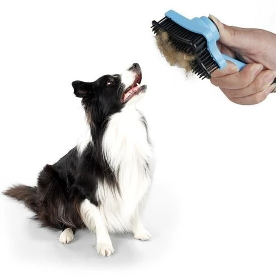 BUFFER® Evcil Hayvan Kedi Köpek Tüy Toplayıcı Otomatik Tuşlu Pet Tarak - 14