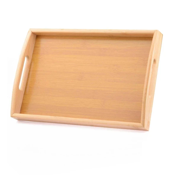 Renkli Fincan Takımı ve Bambu Servis Tepsisi - 2