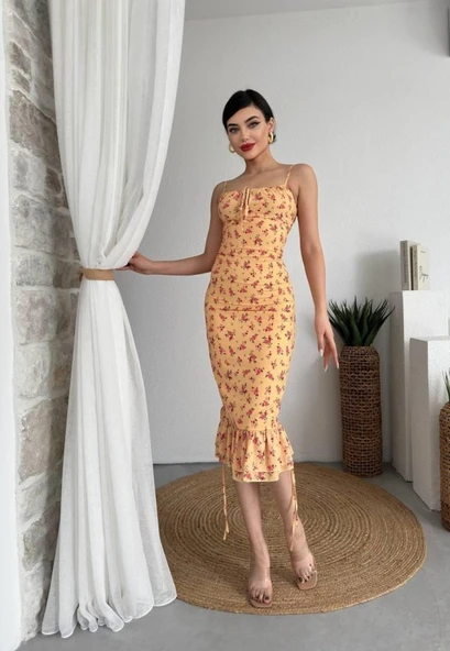 Darcie İp Askılı Elbise - Resim 4