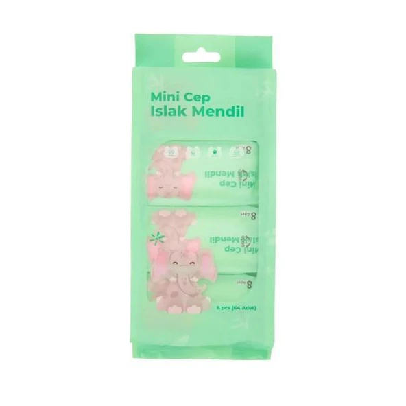 Mini Cep Islak Mendili - Resim 4