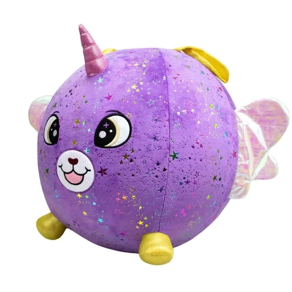 Nessiworld  Şişme Peluş Mor Köpek XXL Shiny Corns S2 - Resim 2