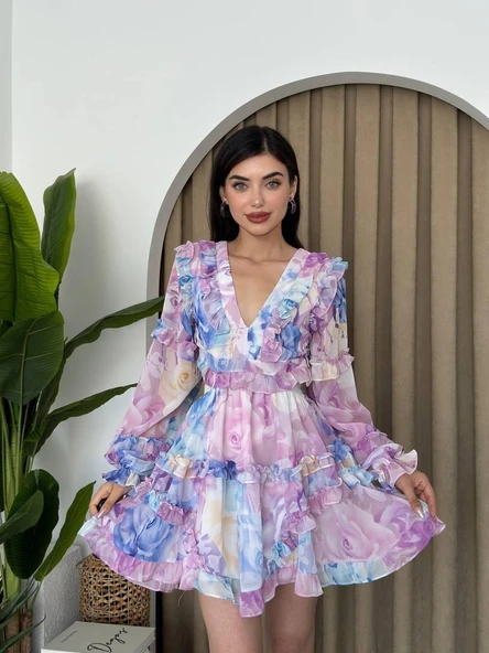 Avellino Sırt Dekolteli Elbise ürün görseli