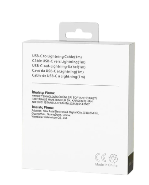 MobiLX PD 20W Type-C to Lightning iPhone Hızlı Şarj ve Data Kablosu (1m) - 3