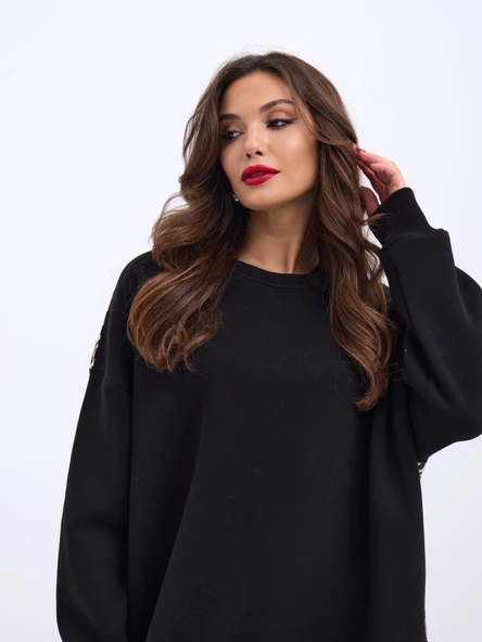 7195 UZUN SWEAT-HONG KONG - Resim 4