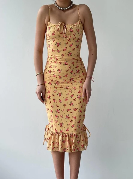 Darcie İp Askılı Elbise - Resim 5