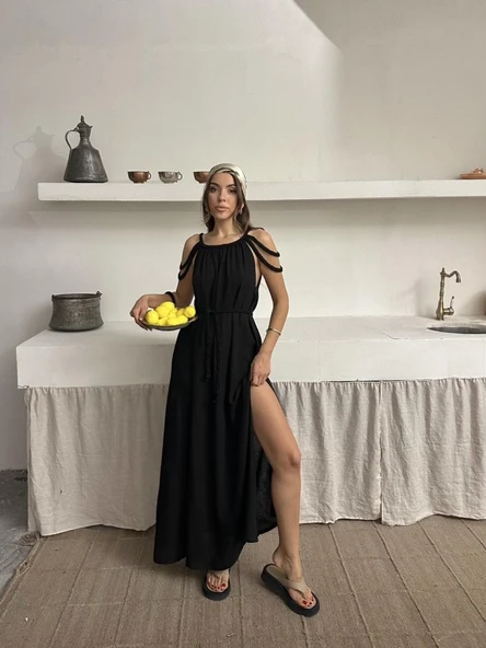 KETEN ELBİSE - Resim 4