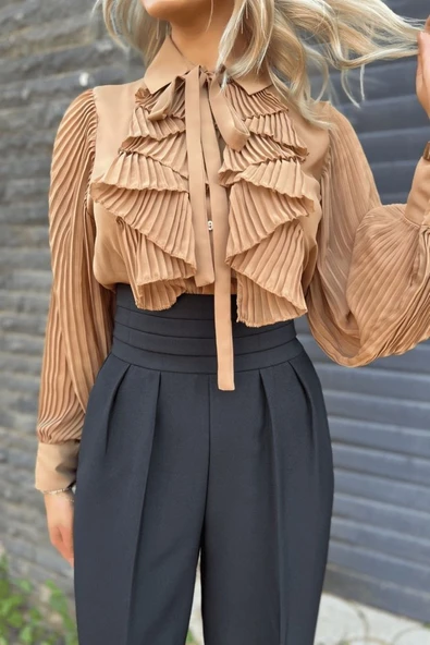 5535 GÖMLEK-VİZON ürün görseli