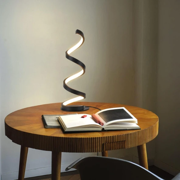 Kıvrımlı Spiral Gece Lambası - Resim 3