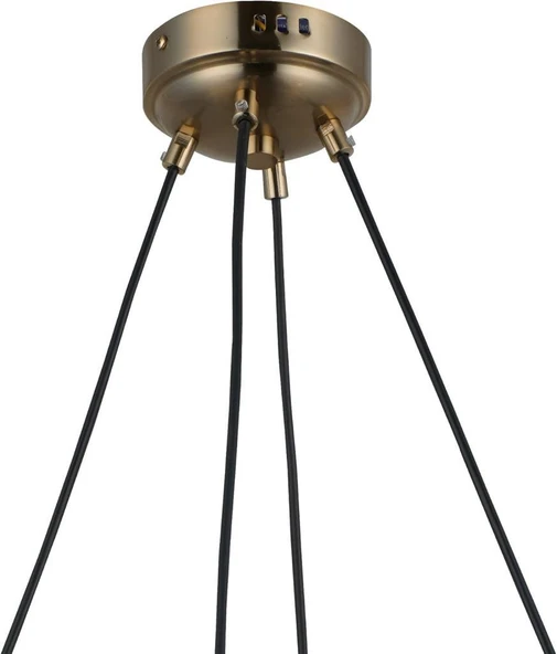 Lucea JAMO 4+4 ANTIK LAK AVİZE 4XGU10+4XE27 - OUTLET - 4