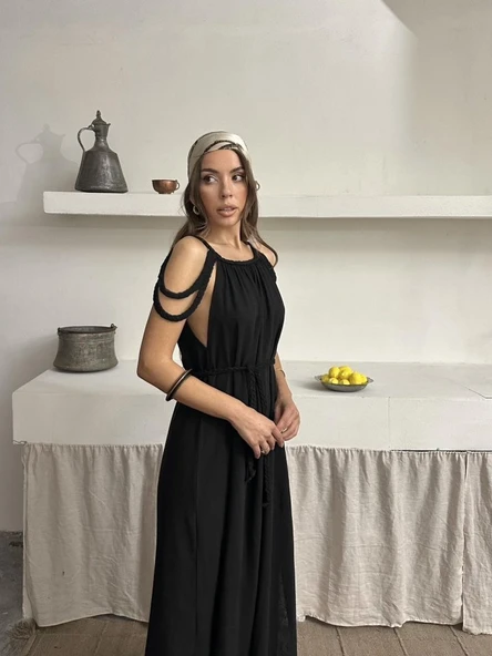 KETEN ELBİSE - Resim 3