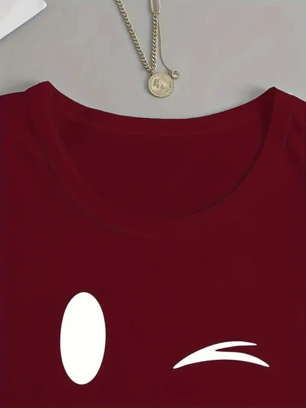 Kadın Uzun Kollu Bisiklet Yaka Gülen Yüz Desenli Viskon Bluz - Resim 3