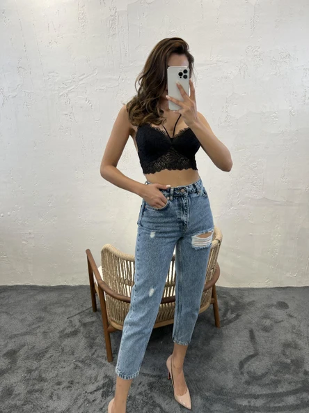 5778 DENİM CARROT FIT-MAVİ ürün görseli