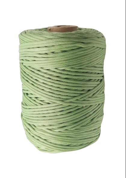 Makrome İpi 3mm Polyester Çağla Yeşili ürün görseli