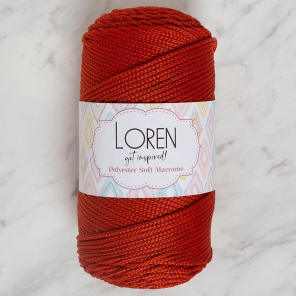 Loren Polyester Soft Macrame Tarçın El Örgü İpi - LM012 - 34431 ürün görseli