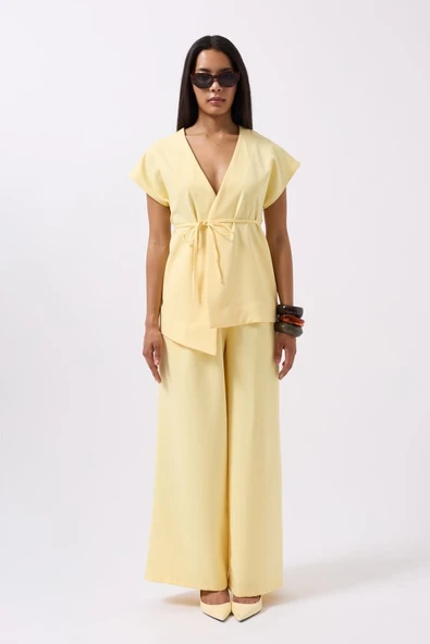 Bağcık Detay Yelek - Resim 2